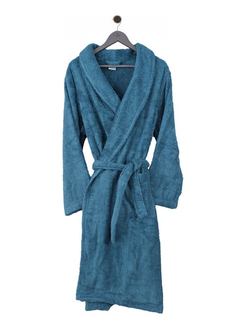 Peignoir coton ROYAL CRESENT col châle - Kiabi