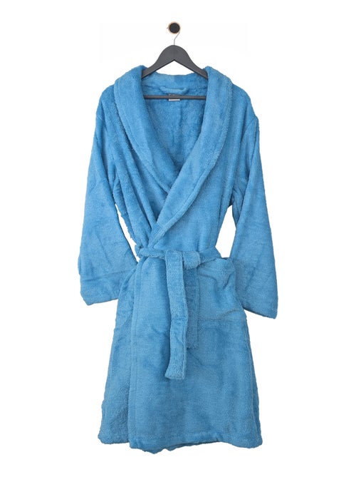 Peignoir coton ROYAL CRESENT col châle - Kiabi