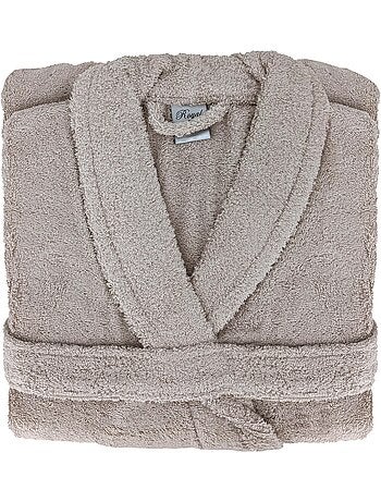 Peignoir coton ROYAL CRESENT col châle
