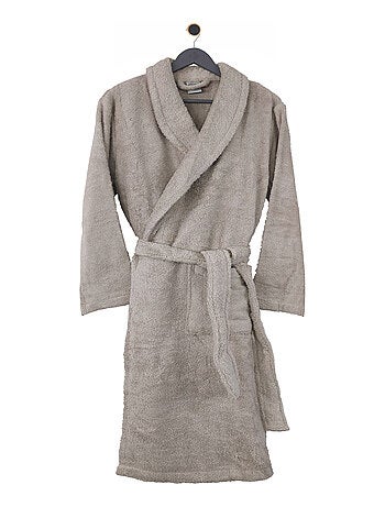 Peignoir coton ROYAL CRESENT col châle