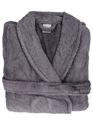 Peignoir coton ROYAL CRESENT col châle