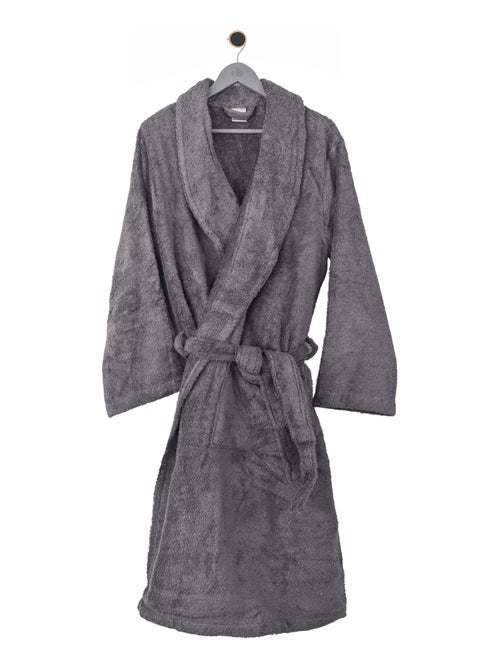 Peignoir coton ROYAL CRESENT col châle - Kiabi