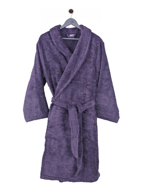 Peignoir coton ROYAL CRESENT col châle - Kiabi