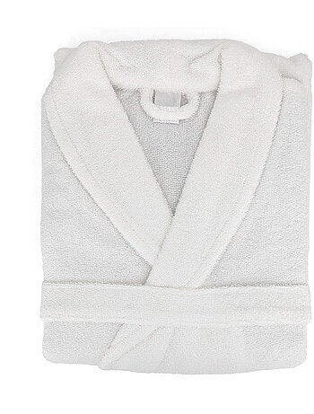 Peignoir de bain ALPHA col châle