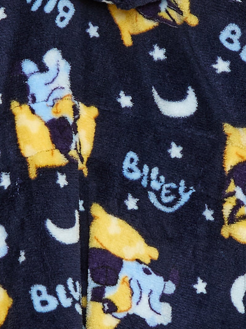 Peignoir de bain 'Bluey' avec ceinture Bleu - Kiabi