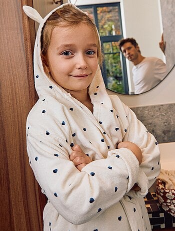 Peignoir de bain éponge en coton