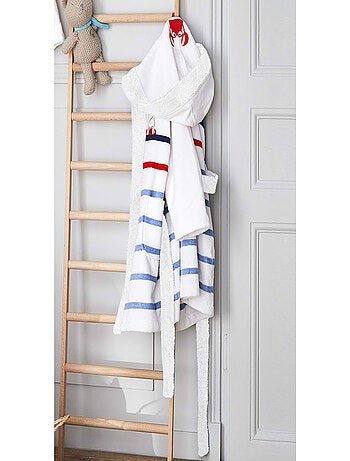 Peignoir de bain garçon Créativ Côtier - 6/8 ans - 100% Coton - 400 GSM