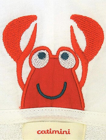 Peignoir de bain garçon Créativ Côtier - 6/8 ans - 100% Coton - 400 GSM