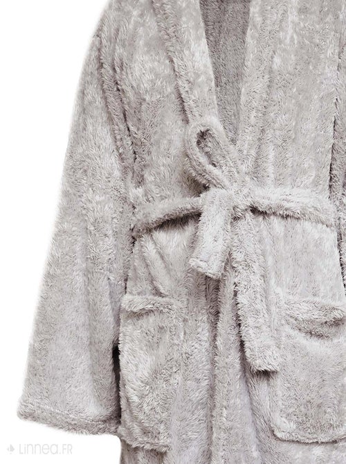 Peignoir de bain HIGHLAND effet fausse fourrure - Kiabi