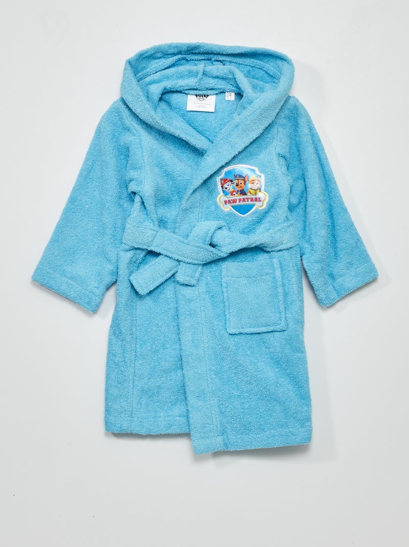 Peignoir de bain 'Pat Patrouille' bleu - Kiabi
