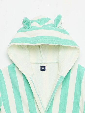 Peignoir de bain rayé