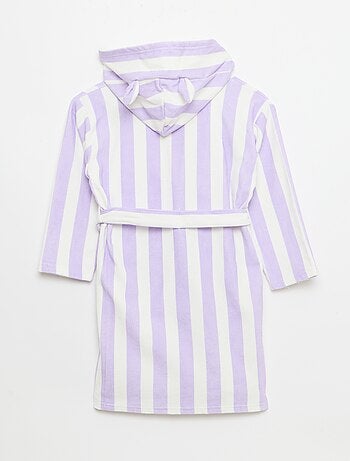 Peignoir de bain rayé