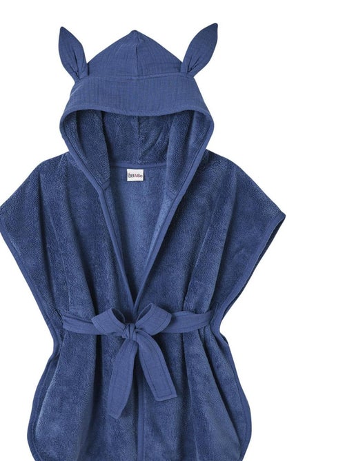Peignoir De Bain Soft Bambou Indigo (0-2 Ans) - Kiabi Peignoir De Bain Soft Bambou Indigo (0-2 Ans) - Kiabi