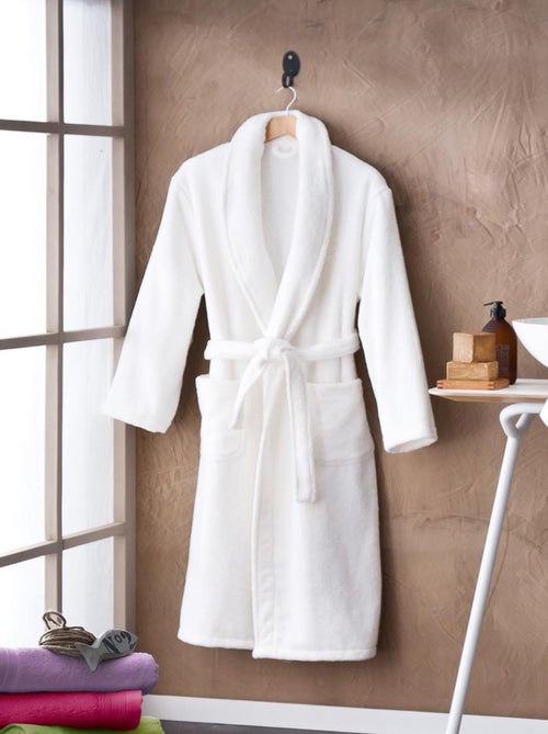Peignoir de bain uni et coloré - Kiabi