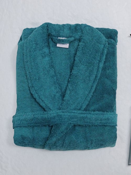 Peignoir de bain uni et coloré - Kiabi