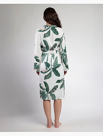 Peignoir de luxe en popeline à manches longues pour femme ADMAS LUXURY