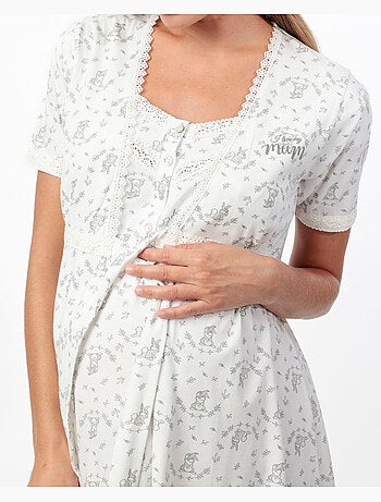 Peignoir de maternité à manches courtes Panpan Disney pour femme