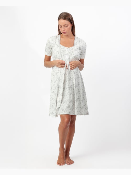 Peignoir de maternité à manches courtes Panpan Disney pour femme - Kiabi Peignoir de maternité à manches courtes Panpan Disney pour femme - Kiabi