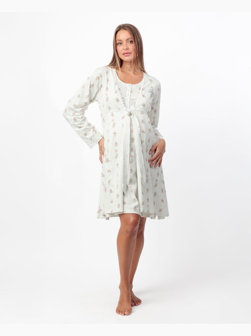 Peignoir de maternité à manches longues Winnie l'ourson Disney pour femme - Kiabi Peignoir de maternité à manches longues Winnie l'ourson Disney pour femme - Kiabi