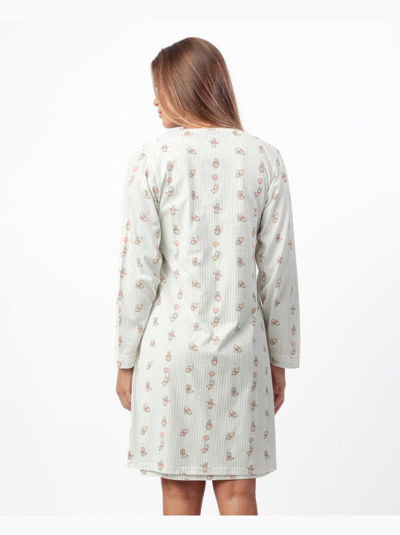 Peignoir de maternité à manches longues Winnie l'ourson Disney pour femme Vert - Kiabi