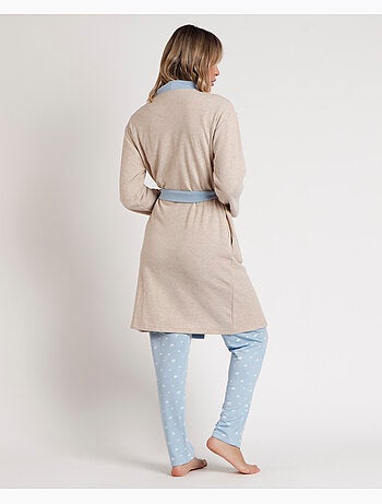 Peignoir de nuit à manches longues pour femme ADMAS