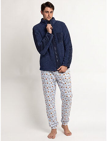 Peignoir de ski chaud à manches longues pour homme ADMAS