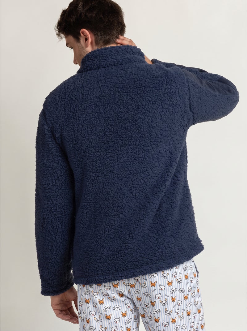 Peignoir de ski chaud à manches longues pour homme ADMAS Bleu - Kiabi