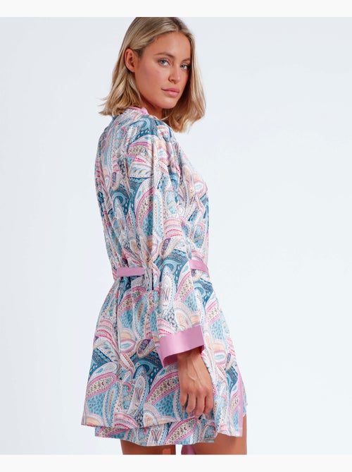 Peignoir d'été en cachemire à manches longues pour femme ADMAS GARDEN - Kiabi Peignoir d'été en cachemire à manches longues pour femme ADMAS GARDEN - Kiabi
