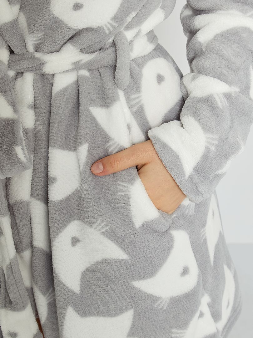 Generisch Peignoir D'hiver Pour Fille - Manches Longues