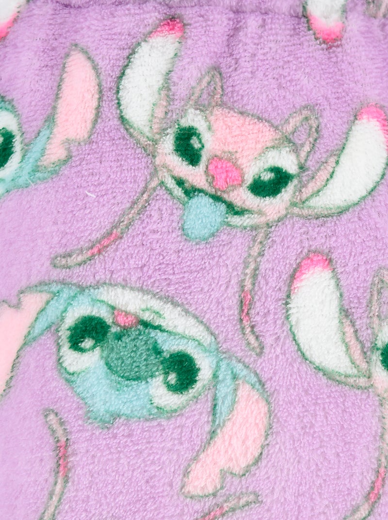Peignoir doux 'Disney' 'Stitch' en polaire Bleu - Kiabi
