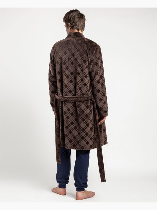 Peignoir élégant chaud à manches longues pour homme ANTONIO MIRO - Kiabi Peignoir élégant chaud à manches longues pour homme ANTONIO MIRO - Kiabi