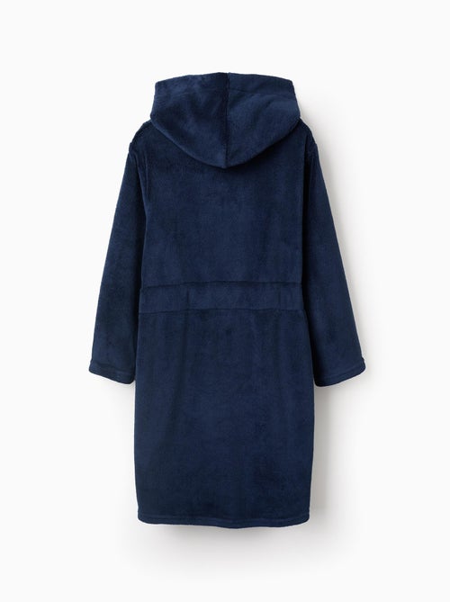 Peignoir en Coraline avec Capuche et Ceinture - Kiabi