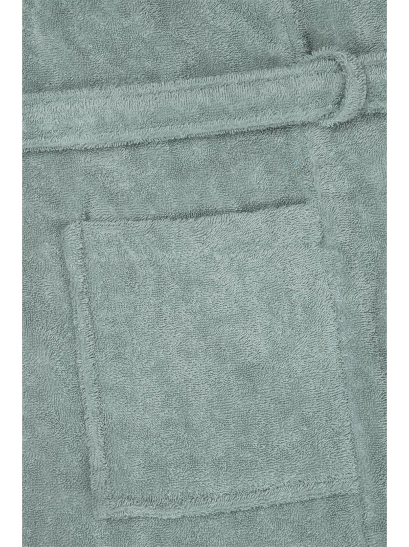 Peignoir en coton collection lilas Vert amande/Mauve/Marine - Kiabi