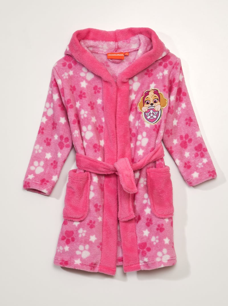 Peignoir en maille doudou 'Pat'Patrouille' Rose - Kiabi