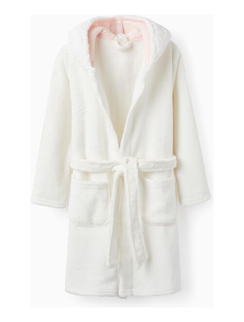 Peignoir Fille En Polaire Douce NEXT | Robe De Chambre Enfant Chaude Et Confortable