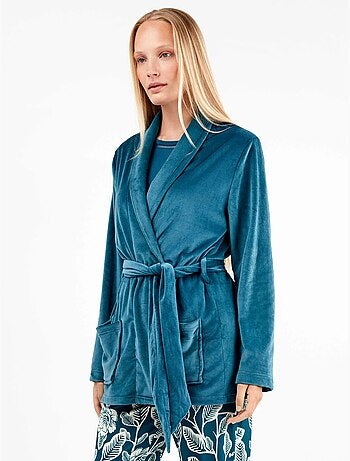 Peignoir en tissu polaire extensible