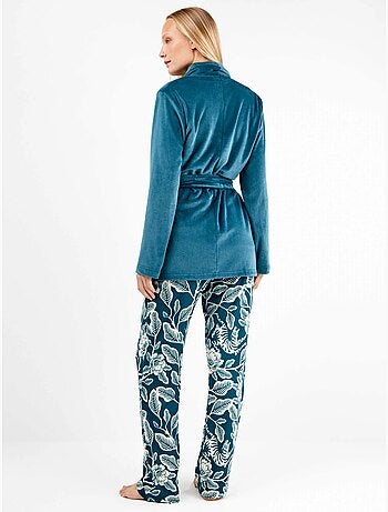 Peignoir en tissu polaire extensible