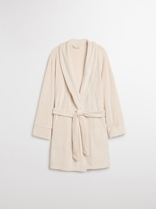 Peignoir en velours, MO Fashion - Kiabi