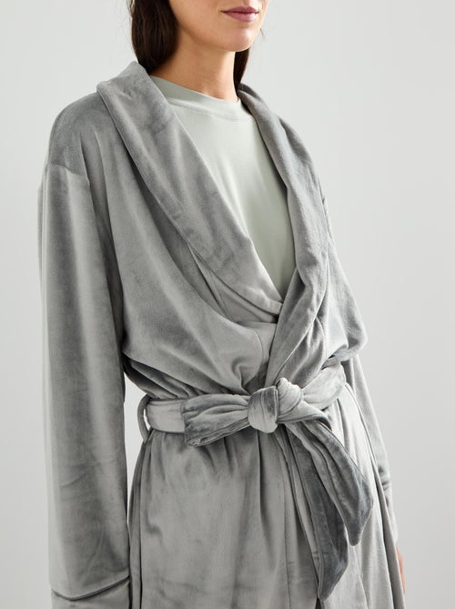 Peignoir en velours, MO Fashion - Kiabi