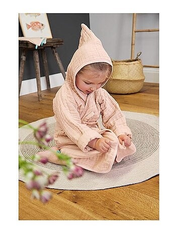 Peignoir Enfant - Gaze de coton.