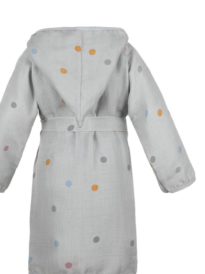 Peignoir enfant (1-2 ans) coton Gris Multicolore - Kiabi