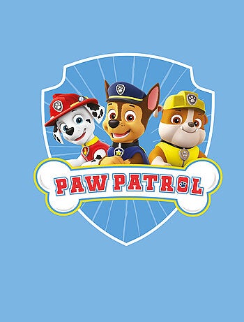 Peignoir enfant à capuche 100% coton, PAT PATROUILLE TEAM