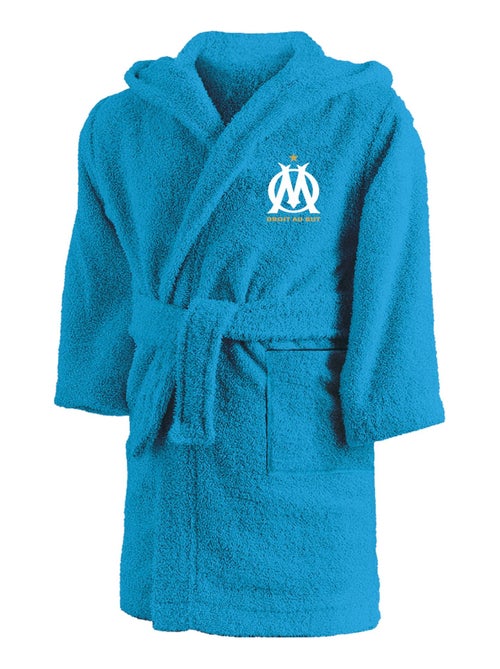 Peignoir enfant à capuche brodé 100% coton, OM ALLEZ - Kiabi Peignoir enfant à capuche brodé 100% coton, OM ALLEZ - Kiabi