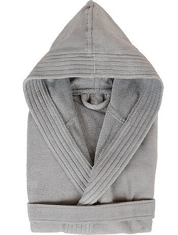 Peignoir enfant à capuche COOL en velours