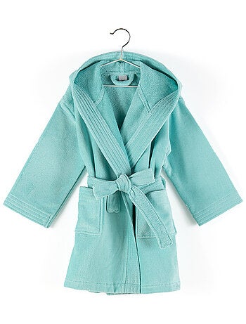 Peignoir enfant à capuche COOL en velours