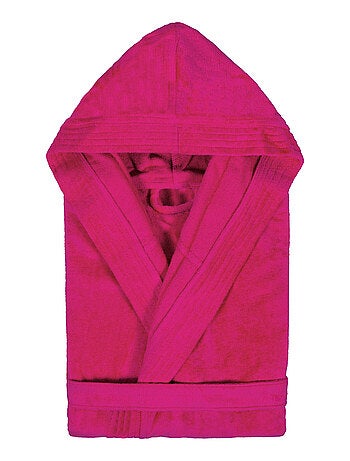 Peignoir enfant à capuche COOL en velours Capuche