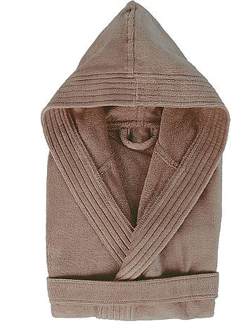 Peignoir enfant à capuche COOL en velours