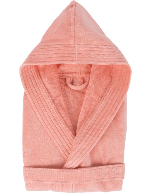Peignoir enfant à capuche COOL en velours - Kiabi