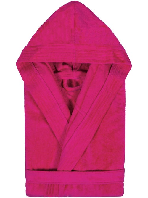 Peignoir enfant à capuche COOL en velours - Kiabi