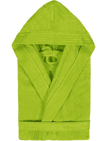 Peignoir enfant à capuche COOL en velours